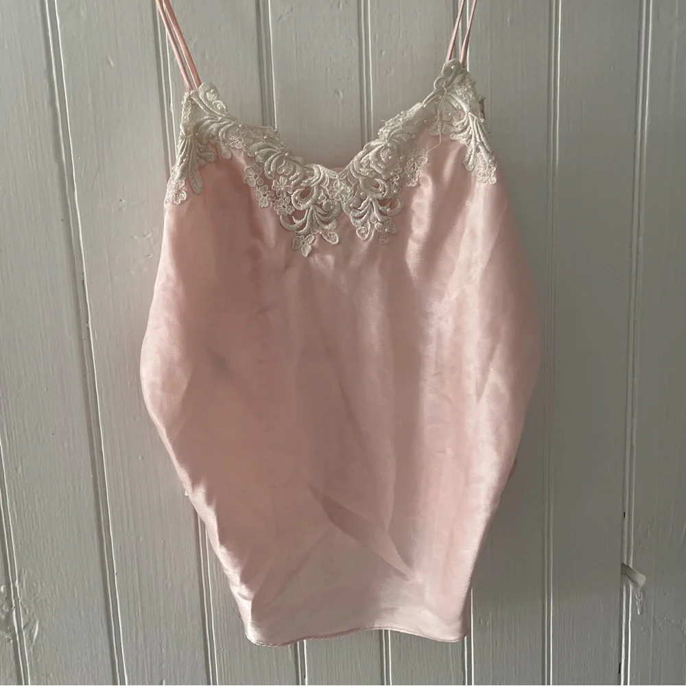 Vintage Victorias Secret Satin Top - Picture 1 of 3